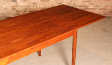 Load image into Gallery viewer, Danish Mid Century extending teak dining table, circa 1970
