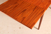 Load image into Gallery viewer, Danish Mid Century extending teak dining table, circa 1970
