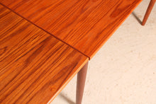 Load image into Gallery viewer, Danish Mid Century extending teak dining table, circa 1970
