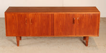 Load image into Gallery viewer, Midcentury G-Plan Fresco Sideboard on New Tapered Legs, circa 1970s.
