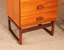 Load image into Gallery viewer, A pair of G-plan Quadrille teak chest of drawers, circa 1960s
