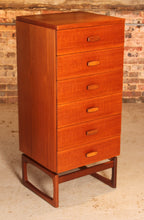 Load image into Gallery viewer, A pair of G-plan Quadrille teak chest of drawers, circa 1960s
