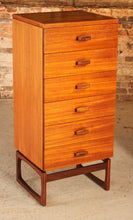 Load image into Gallery viewer, A pair of G-plan Quadrille teak chest of drawers, circa 1960s
