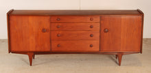 Load image into Gallery viewer, Mid Century solid afromosia sideboard by A. Younger Ltd, England, circa 1960s.
