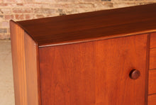 Load image into Gallery viewer, Mid Century solid afromosia sideboard by A. Younger Ltd, England, circa 1960s.
