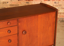 Load image into Gallery viewer, Mid Century solid afromosia sideboard by A. Younger Ltd, England, circa 1960s.
