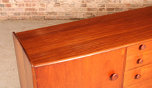 Load image into Gallery viewer, Mid Century solid afromosia sideboard by A. Younger Ltd, England, circa 1960s.
