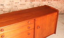 Load image into Gallery viewer, Mid Century solid afromosia sideboard by A. Younger Ltd, England, circa 1960s.
