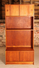 Load image into Gallery viewer, Danish Mid Century teak bookcase, circa 1960s
