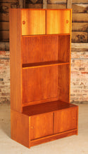 Load image into Gallery viewer, Danish Mid Century teak bookcase, circa 1960s
