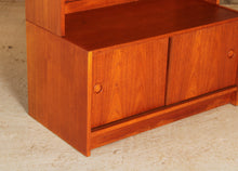 Load image into Gallery viewer, Danish Mid Century teak bookcase, circa 1960s
