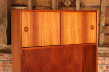 Load image into Gallery viewer, Danish Mid Century teak bookcase, circa 1960s

