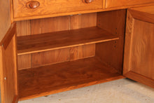 Load image into Gallery viewer, Mid Century Ercol Windsor solid elm sideboard on casters, circa 1960s
