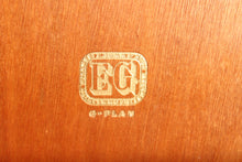Load image into Gallery viewer, Mid Century G-plan Librenza tola and black chest of drawers with brass handles, circa 1960s
