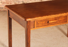 Load image into Gallery viewer, British Mid Century oak desk with 2 drawers by Abbess, circa 1950s
