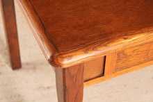 Load image into Gallery viewer, British Mid Century oak desk with 2 drawers by Abbess, circa 1950s
