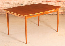 Load image into Gallery viewer, Mid Century extending walnut dining table, circa 1960s
