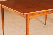 Load image into Gallery viewer, Mid Century extending walnut dining table, circa 1960s
