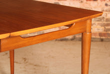 Load image into Gallery viewer, Mid Century extending walnut dining table, circa 1960s
