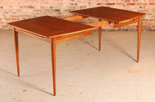 Load image into Gallery viewer, Mid Century extending walnut dining table, circa 1960s

