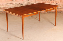 Load image into Gallery viewer, Mid Century extending walnut dining table, circa 1960s

