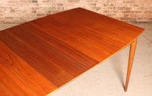 Load image into Gallery viewer, Mid Century extending walnut dining table, circa 1960s
