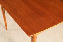 Load image into Gallery viewer, Mid Century extending walnut dining table, circa 1960s
