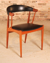 Load image into Gallery viewer, Set of 4 Danish Mid Century model BA113 teak dining chairs/armchairs designed by Johannes Andersen for BRDR Andersen, circa 1960s
