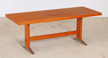Load image into Gallery viewer, German Mid Century teak coffee table with cast aluminium legs, circa 1960s
