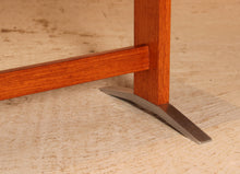 Load image into Gallery viewer, German Mid Century teak coffee table with cast aluminium legs, circa 1960s
