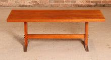 Load image into Gallery viewer, German Mid Century teak coffee table with cast aluminium legs, circa 1960s
