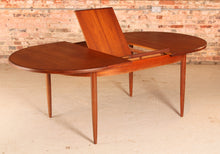 Load image into Gallery viewer, A mid century G Plan Fresco extending oval teak dining table, circa 1960s
