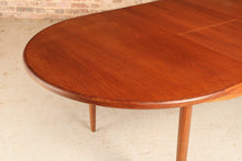 Load image into Gallery viewer, A mid century G Plan Fresco extending oval teak dining table, circa 1960s
