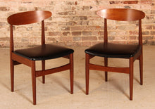 Load image into Gallery viewer, Set of 4 Mid Century teak dining chairs by Jentique, circa 1960s
