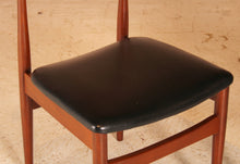 Load image into Gallery viewer, Set of 4 Mid Century teak dining chairs by Jentique, circa 1960s
