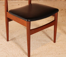 Load image into Gallery viewer, Set of 4 Mid Century teak dining chairs by Jentique, circa 1960s
