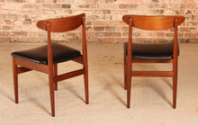 Load image into Gallery viewer, Set of 4 Mid Century teak dining chairs by Jentique, circa 1960s
