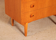 Load image into Gallery viewer, Swedish Mid Century teak roll-top bureau by Egon Ostergaard, circa 1960s
