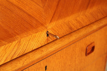 Load image into Gallery viewer, Swedish Mid Century teak roll-top bureau by Egon Ostergaard, circa 1960s
