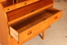 Load image into Gallery viewer, Swedish Mid Century teak roll-top bureau by Egon Ostergaard, circa 1960s
