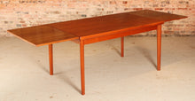 Load image into Gallery viewer, Danish Mid Century extending teak dining table, circa 1960s
