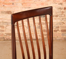 Load image into Gallery viewer, Set of 6 Danish Mid Century mahogany dining chairs by H.W. Klein for Bramin, circa 1960s

