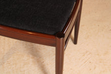 Load image into Gallery viewer, Set of 6 Danish Mid Century mahogany dining chairs by H.W. Klein for Bramin, circa 1960s
