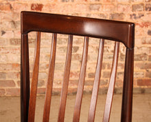 Load image into Gallery viewer, Set of 6 Danish Mid Century mahogany dining chairs by H.W. Klein for Bramin, circa 1960s
