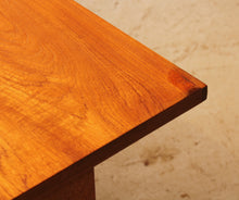 Load image into Gallery viewer, British Mid Century executive teak desk with brass handles, circa 1970s
