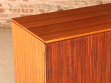 Load image into Gallery viewer, Mid Century teak and rosewood sideboard with brass handles by Wrighton, circa 1960s
