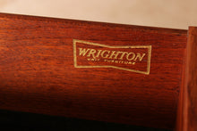 Load image into Gallery viewer, Mid Century teak and rosewood sideboard with brass handles by Wrighton, circa 1960s
