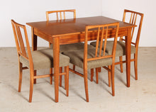Load image into Gallery viewer, Mid Century mahogany dining table and set of 4 chairs by Gordon Russell, circa 1960s
