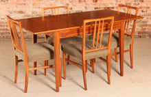 Load image into Gallery viewer, Mid Century mahogany dining table and set of 4 chairs by Gordon Russell, circa 1960s
