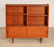 Load image into Gallery viewer, Mid Century teak bookcase, circa 1960s
